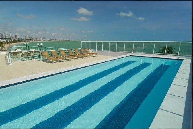 Apartamento Flat Beira-Mar Blue Sunset João Pessoa Exterior foto